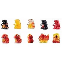 Amazon.co.jp: ゴジラ ミニソフビクロニクル 〔バーニングレッド