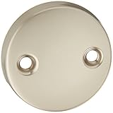 Jones Stephens P3565NP Pearl Nickel 2 Hole Overflow Faceplate [並行輸入品]