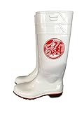 ノーブランド品 弘進ゴムザクタス耐油大長靴魚河岸②プリント入 (26.0, 白)