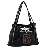 NCAA North Carolina State WolfpackスポーツNoir Hoodie Purse、ブラック