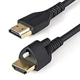 StarTech.com イーサネット対応ハイスピードHDMIケーブル 2m／ネジ留め機構搭載／HDMI 2.0規格準拠／4K 60Hz／HDR対応／HDMI[オス] - HDMI[オス] HDMM2MLS