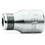 Beta 895/1 1/4 Hexagon and 1/4 Square Drive Socket Holder, 6 Point, with Chrome Plated by Beta Tools
