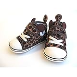 [ コンバース ベビー オールスター] BABY ALL STAR N MINILEOPARD V-1 ベビー オールスター N ミニレパード V-1 【限定モデル】 (14.5cm, ブラウン)