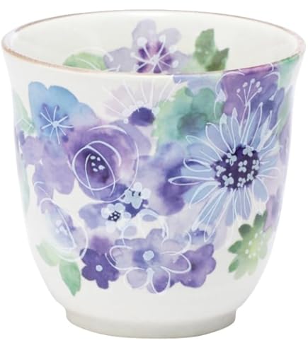 Amazon | 丹波焼/珀耀窯/吹泥金彩/清水一ニ/湯呑み | ノーブランド品