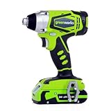 GreenWorks 37032C G-24 Impact Driver with 2.0 AH Battery and charger [並行輸入品]