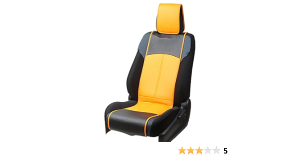 Amazon Re Make リメイク カスタムシートエプロン ブラック オレンジ ヘッドレストカバー付き Rcse Bk Or シートカバー 車 バイク