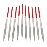 Homyl ダイヤモンド製　針式ファイル　切削工具　140mm長さ　多用途　10個入り　全9タイプ選べる - タイプ5