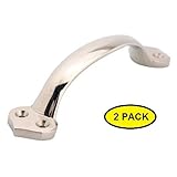 a29ティアドロップBowハンドル/キャビネット引き出し、クロムメッキ真鍮、2 - Pack