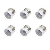 Minger E26/E27 to E12 Adapter, Lamp Base Converter ,Converts E26/E27 Medium Socket to Chandelier E12