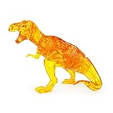 Liebeye 立体クリスタルパズル 教育用3D恐竜クリスタルジグソーパズルビルディングブロックギフト装飾としてのおもちゃ イエロー