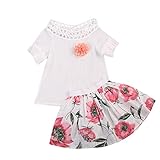(ラランドリー) laraandlory 夏服 女の子 セットアップ 　2点セット（シャツ+スカート)　可愛い　おしゃれ　入学式　入園 (100/2-3歳, ホワイト)