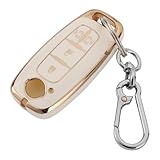 [Kinotaka] 日産専用 新型セレナC28系 スマートキーケース ルークス （2023～）最新 サクラB6系 などNISSAN車用 両側スライドドア キーホルダー (ホワイト)