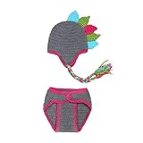 Zhhlinyuan Fashion Newborn Baby Boy Girl Crochet Knit Costume Photo Photography Prop Outfit 2207