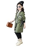 (チェリーレッド) CherryRed 子供服 子供コート キッズコート アウター トレンチコート 防風 保温 可愛い 120 グリーン