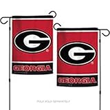 NCAA Georgia Bulldogs 12.5 " X 18 "インチ両面ガーデン旗ロゴ