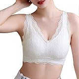 [FLYSHION] ブラジャー レディース 通気吸湿 柔らかい ホワイト 2XL