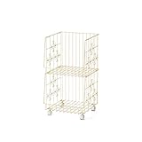 スタッキングバスケット　　ホワイト　タイプ:Ｂ