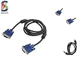 BULUSHI 男性にプロジェクター1 5フィートのsvga vga 15ピンvga延長リードケーブル男性モニター