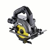 YOIbuy PRO 18V 充電式 125mm 丸のこ 高速ブラシレスモータ搭載 ブレーキ付き 高精度 アルミベース 集塵ノズルあり マキタ 互換 コードレス 丸ノコ 軽量 国内正規品 本体のみ(バッテリー・充電器別売り) YCSP-125-2 (黒色)