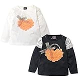 ベビー服 女の子 Tシャツ 長袖 Dolly Ribbon シフォン 女児 ベビー (2.ブラック/90cm)