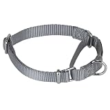 Hyhug マーティンゲール式 犬用首輪 バックル無し 耐久で丈夫なナイロン 多色 調節可能な訓練用首輪であり、小型犬、中型犬、大型犬に適用されるペット用品(スモール, 明るい黄色)
