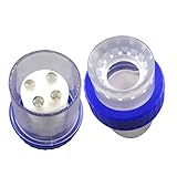 Fenteer 水　発電　青　LED　水　蛇口　タップ　浴室　台所　蛇口の頭　照明　提供