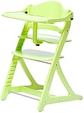 大和屋 すくすくチェアプラス テーブル付 グリーンGR 1504 使いやすく進化し続けるロングセラーのベビーチェア