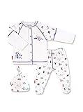 Kushies Organic SHIRT ベビー・ボーイズ US サイズ: 1 Month カラー: ホワイト