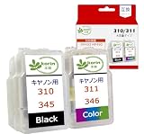 【korin本舗】BC-310XL/345XL BC-311XL/346XL キャノン(Canon)用 詰め替えインク BC-310 BC-345 BC-311 BC-346 310 345 311 346 2色セット MP493 MP490 MP480 MP280 MP270 MX420 MX350 iP2700 TS3130S TS3130 TS3330 TS203 TR4530