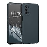 kwmobile スマホケース Oppo A74 (5G) / A54 (5G)対応 ケース - スマートフォン 耐衝撃 TPU シリコン ダーク スレート