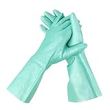 B Blesiya ラテックス製　作業用手袋　耐霜性　耐熱性　滑り防止　赤　全3サイズ - M