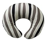 ハナロロ【授乳クッション】(ストライプ　ブラック）綿クッション 日本製