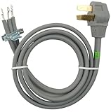 Whirlpool 8171385RC 4-Feet 40-Amp 3 Wire Range Power Cord [並行輸入品]