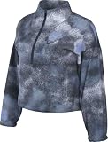 Nike One レディース Therma-FIT オーバーサイズ 1/2ジップ フリース プリント トップス (FZ6969-478、アーモリーネイビー/アーモリーネイビー), Armory Navy/Armory Navy, X-Small