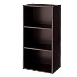 カラーボックス 3段 ダークブラウン【ストア･エキスプレス】