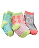 カーターズ Carter's 靴下 キッズ子供服 3足組 綿100% 3-Pack Patterned Crew Socks 2-4T (86-104cm)