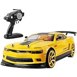 2.4Ghzラジコンカー 70km / h高速ドリフトレーシングカー 1/10電気自動車、 4WDオフロードRC車両 2つのバッテリーで 男の子と大人のためのおもちゃの車