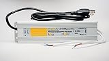 Nubee nu-150w 150 Watt Waterproof LED Power Supply Driver Transformer 120 to 12 Volt Double Output w