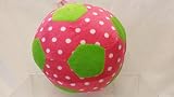 My First Plush Soccer Ball with Rattle - Pink by Plush Image