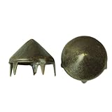 1006 Cone Spike Nailhead, Size 60, Solid Brass, Colonial Gold Finish, 100 pieces per pack by C&C Met