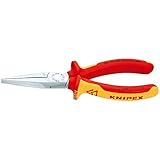KNIPEX（クニペックス）3016-160 絶縁ロングノーズプライヤー 1000V （SB） スポーツ レジャー DIY 工具 その他のDIY 工具 top1-ds-1849381-ak [簡易パッ