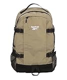 [リーボック] リュック リュックサック 大容量 25L メンズ レディース りゅっくさっく バックパック backpack 通学 学生 デイパック スポーツブランド 遠足 PC 通勤 A4 宿泊 軽量 通販 ARB1053 グレージュ FREE