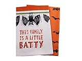Halloween Dish Towel Set - This Family Is A Little Batty