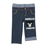 mikihouse Double_B(ミキハウスダブルB)赤外線素材のあたたか10分丈スパッツ 100cm,紺