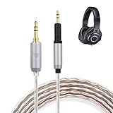 okcsc JBX ヘッドホンケーブル リケーブル イヤホン・ヘッドホン用 SENNHEISER用/Audio-Technica用 HD598・HD558・HD518・ATH-M40X・M50X・M60X・M7OX・R50Xに適合 OFC 4芯 長さ1.5m 3.5mm ストレート型