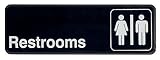 Update International ( s39 – 15bk ) 9 " Restrooms Sign