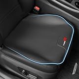 【タイプR 専用】車 シートカバー Type R 新型 シビック タイプR fl5 アクセサリー 内装パーツ、柔い レザー シートクッション 薄くて軽い 通気性に優れ、防汚座席カバー 運転席 助手席 後部座席 車 座布団 シートの換気と加熱機能は影響しません ブラック カー用品 便利グッズ (2枚座面)