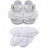 Delebao ベビー・ガールズ カラー: ホワイト