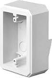 Arlington Industries FS8141 1/2-Inch Lap Weatherproof Flanged Outlet Switch Box, White, 1-Pack [並行輸入
