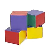 ECR4Kids SoftZone Children's Carry Me Cube (4-Piece), Assorted Colors [並行輸入品]